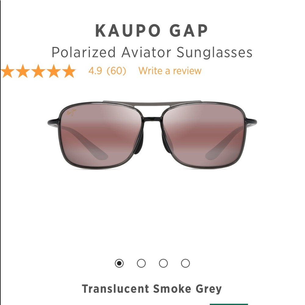 Maui Jim MJ437 Kaupo Gap polarized sunglasses! New